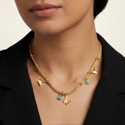 Lunara Butterfly Glow Pendant