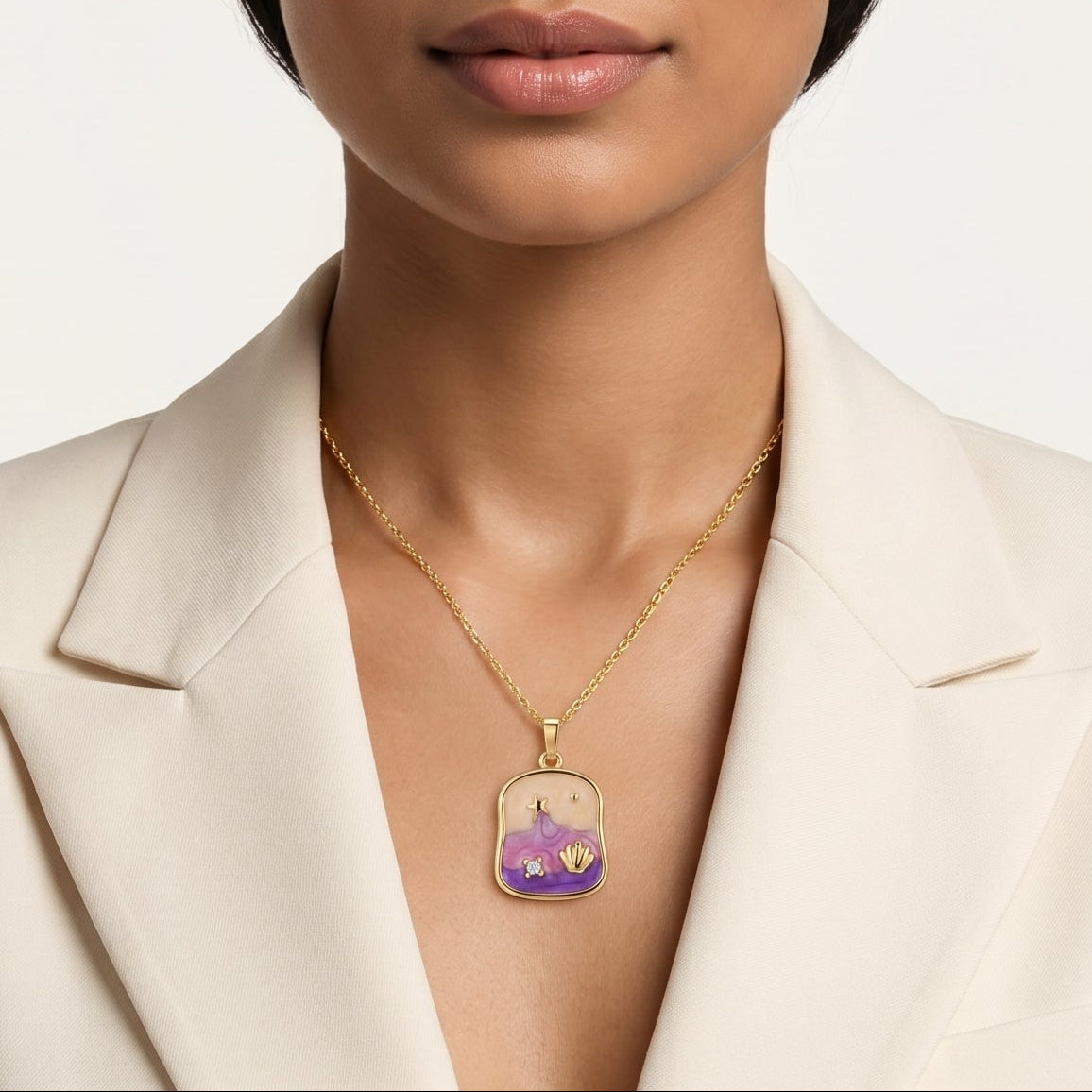 Seashell Dusk Pendant