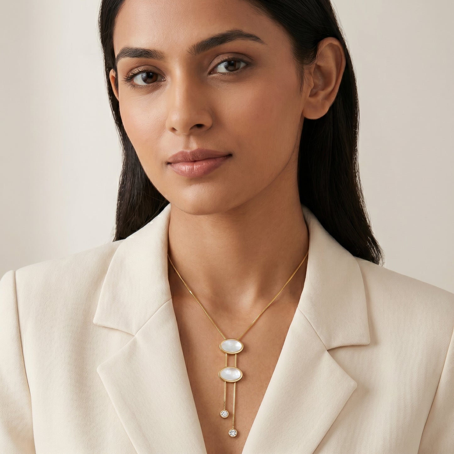 Pearl Duo Drop Pendant