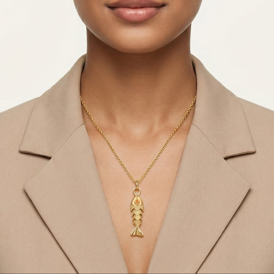 Lucky Fish Charm Pendant