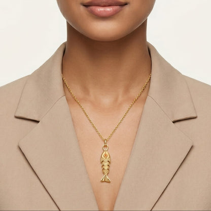 Lucky Fish Charm Pendant