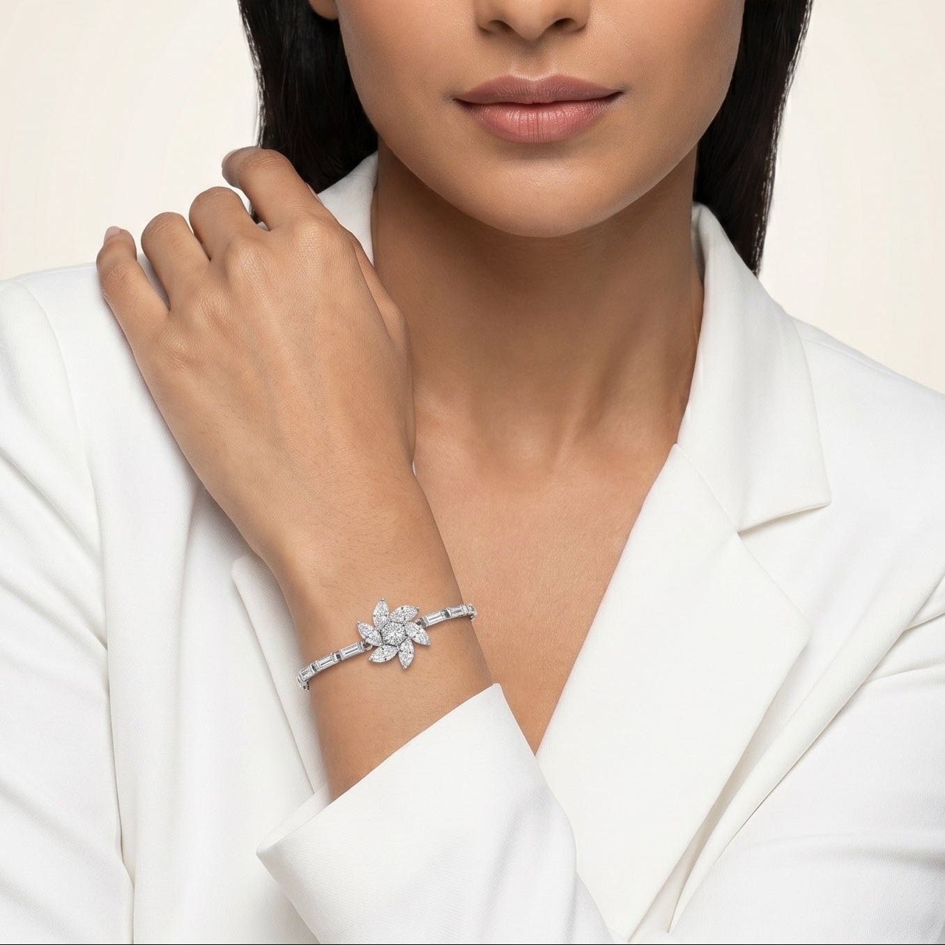 Sparkling Petal Bracelet