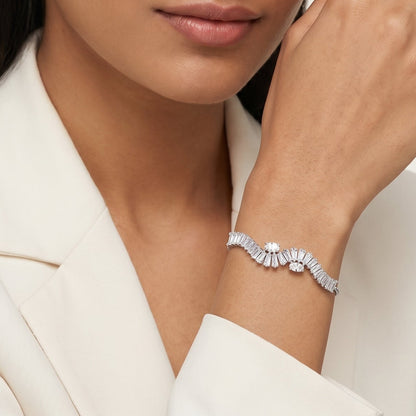 Dimaond Flow Bracelet (Silver)