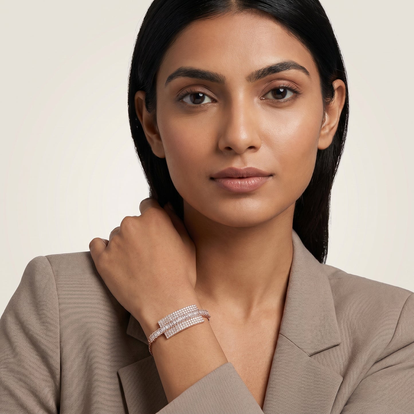 Prism Bar Bracelet (Rose Gold)