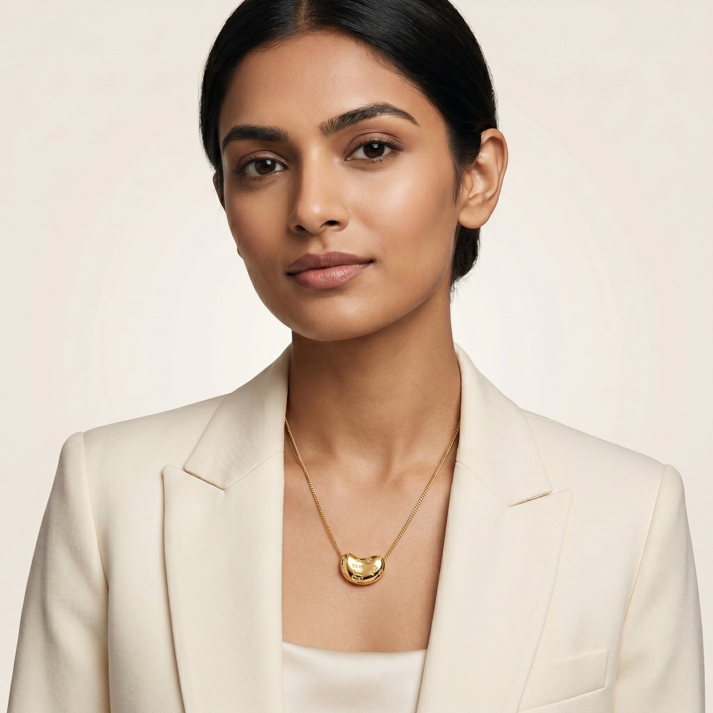 Gold Bean Pendant