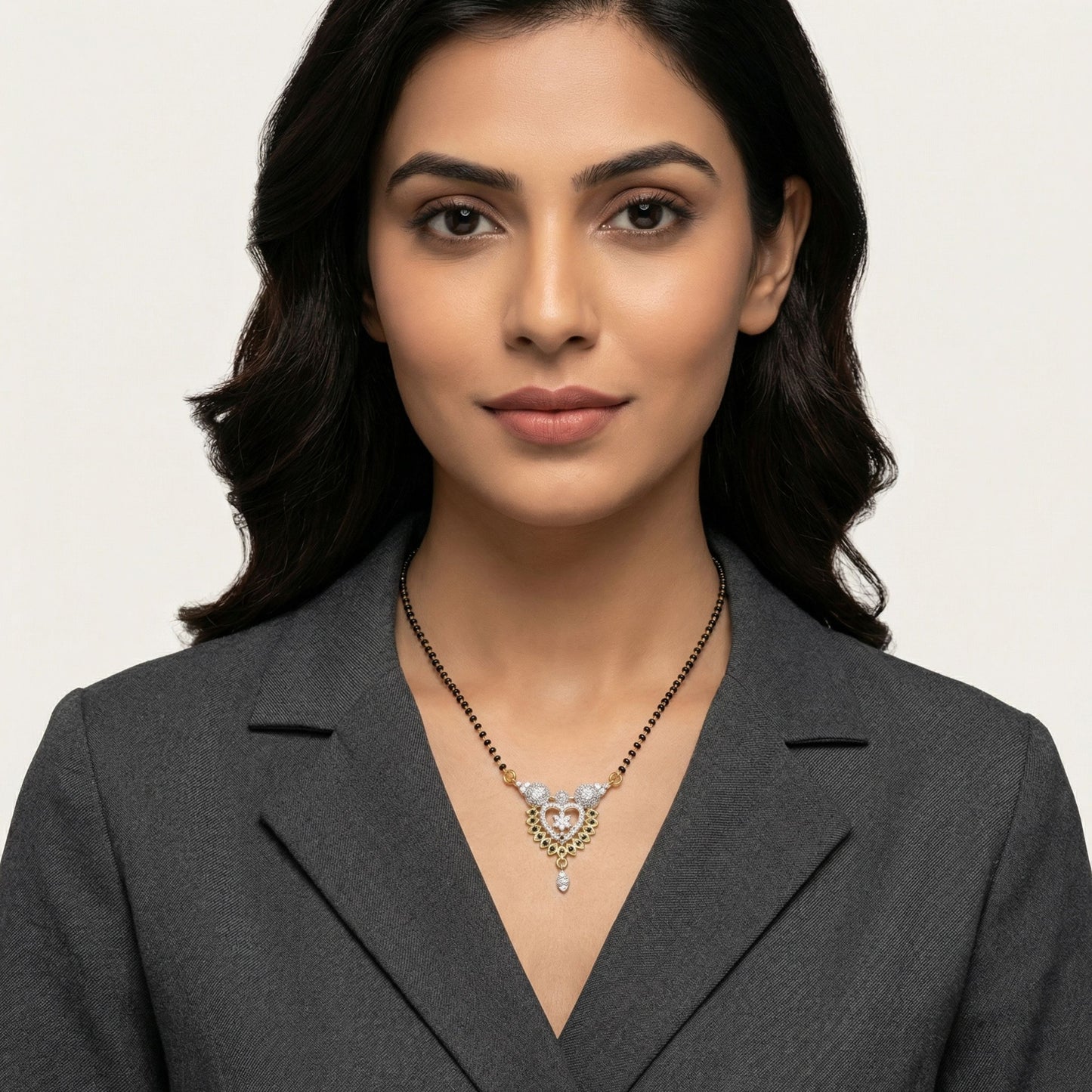 Diamond Arc Mangalsutra