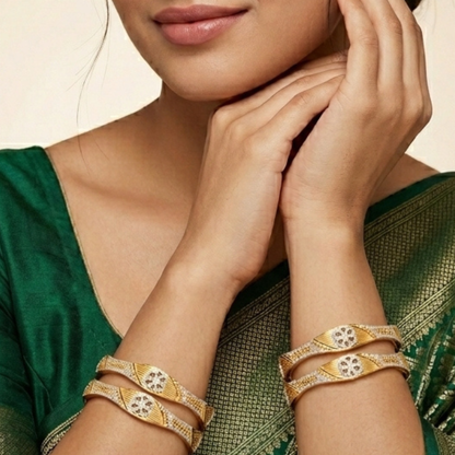 Solstice Shine Bangles( pack of 4)