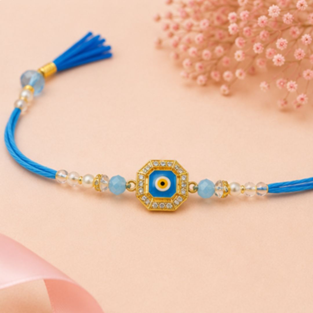 Evil Eye Beaded Rakhi