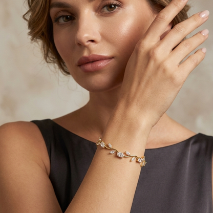 White Tulip Bracelet