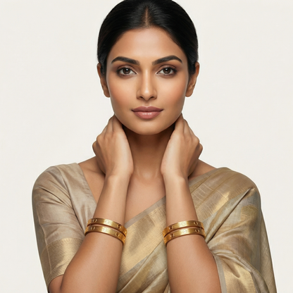 Style Edge Bangles ( Set of 4 )
