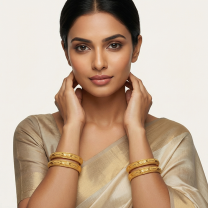 Desi Glam Bangles( Set Of 4 )