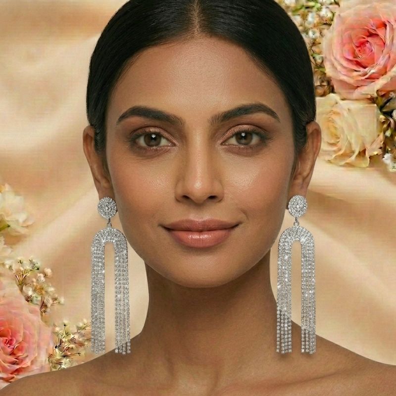 Sparkling Waterfall Earrings