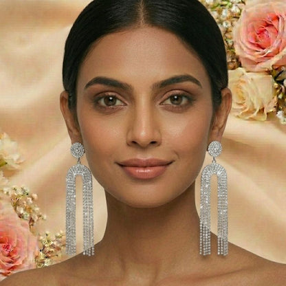 Sparkling Waterfall Earrings