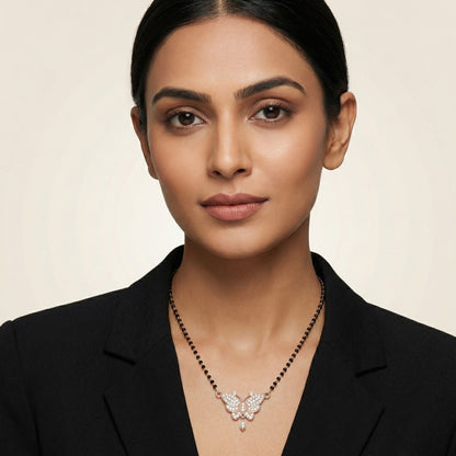 Butterfly Sparkle Mangalsutra