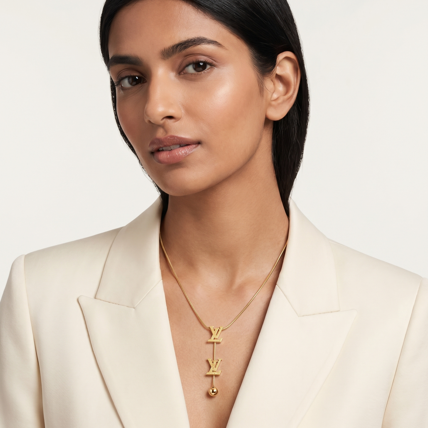 Signature LV Drop Pendant