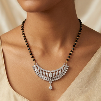 Silver Charm mangalsutra