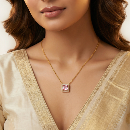 Pink Stone Pendant