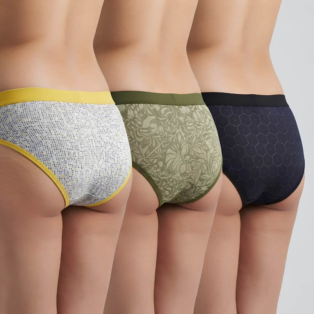 Women’s Printed Briefs – Pack of 3
