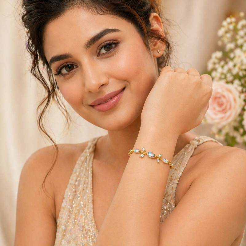 Crystal Tulip Bracelet