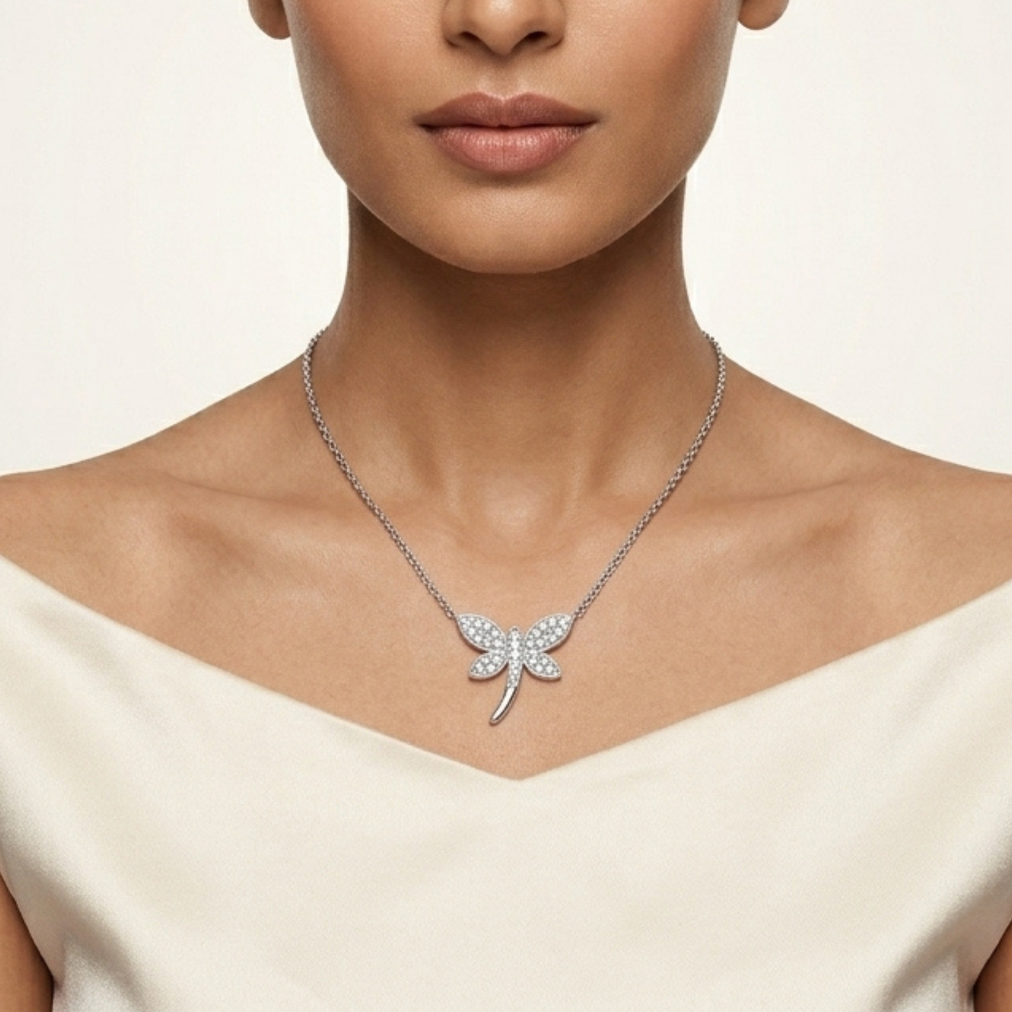 Sparkle Dragonfly Pendant