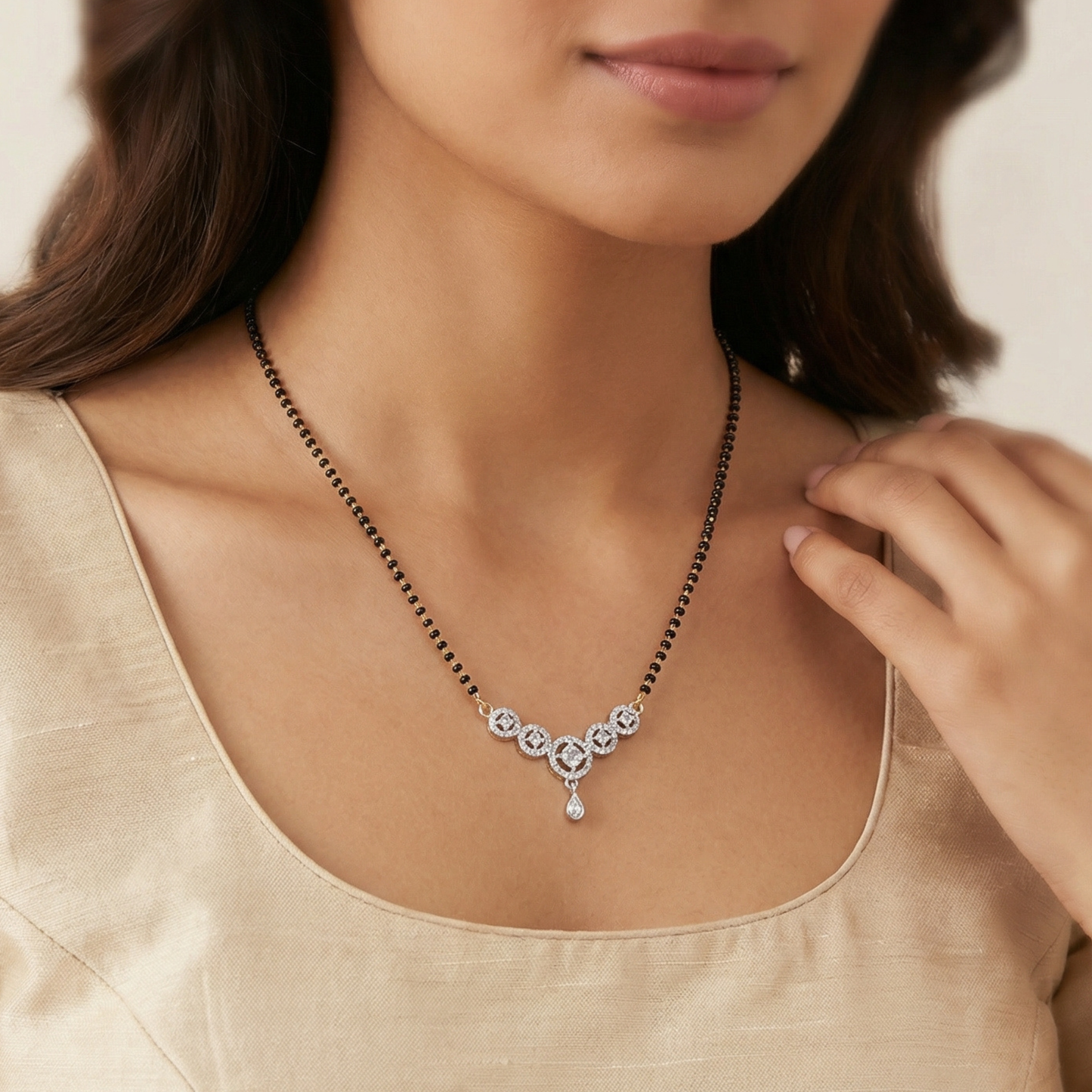 Elegant Diamond Mangalsutra