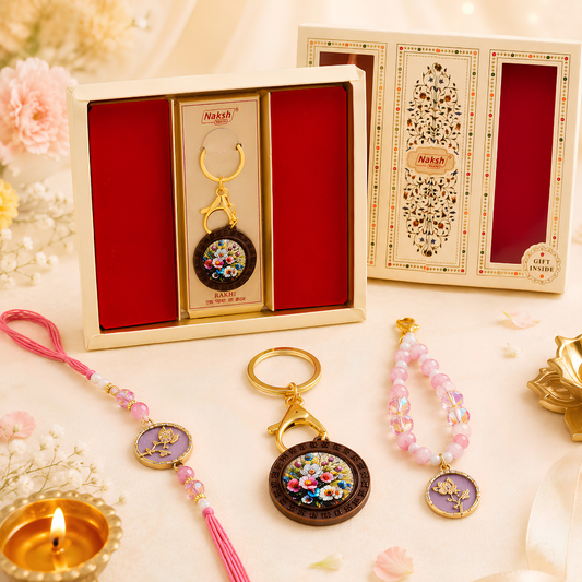 Designer Rakhi & Elegant Gift Box