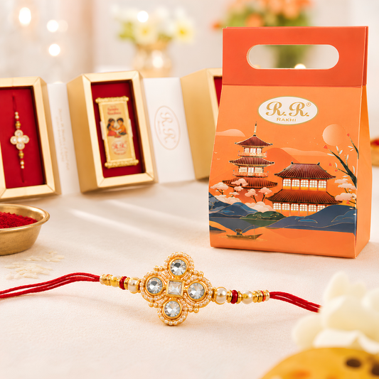Premium Designer Rakhi Gift Set