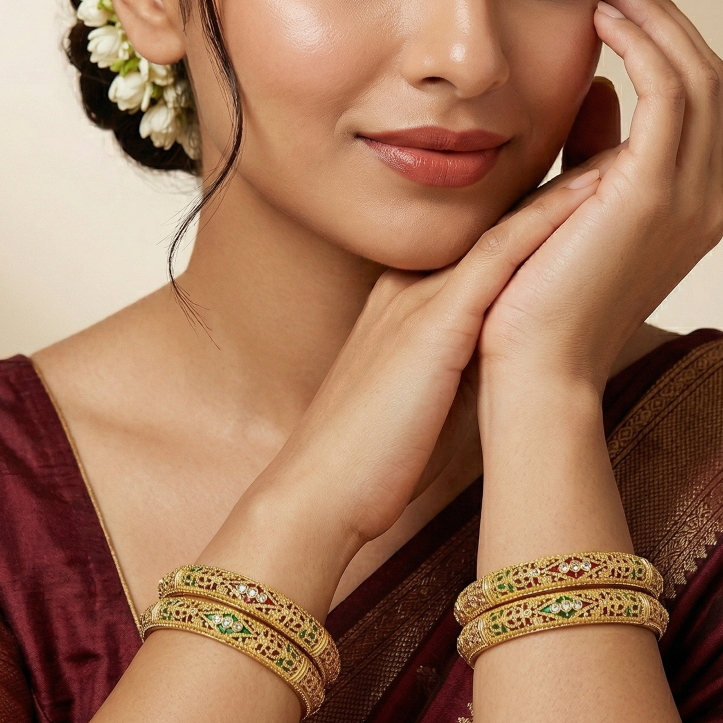 Vogue Shine Bangles( Set of 4 )