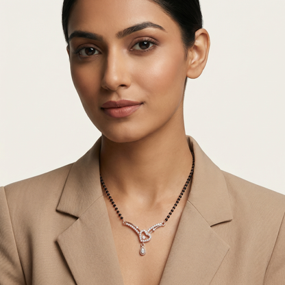 Roselle Charm Mangalsutra