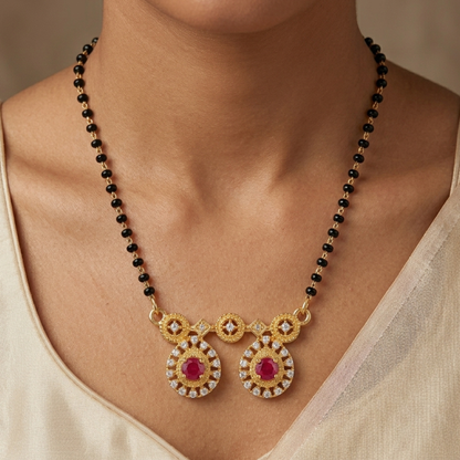 Twin Sparkle Mangalsutra