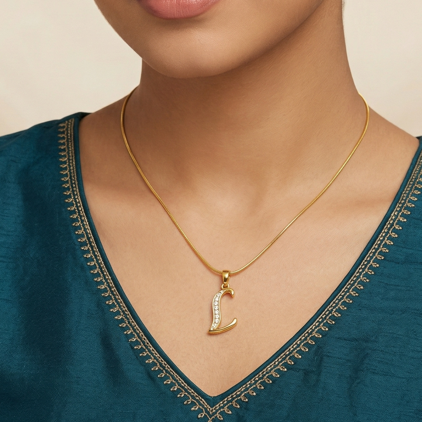 Initial L  Pendant