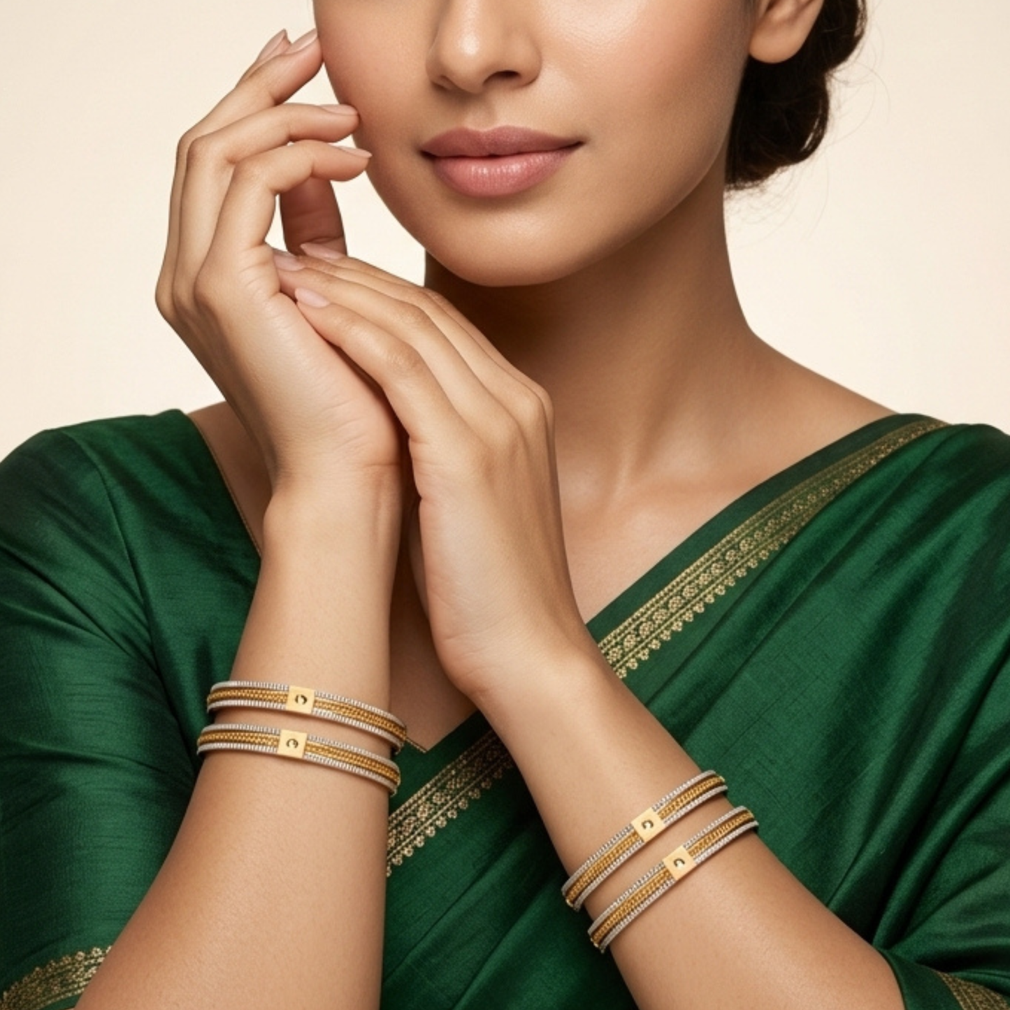 Stellar Shine Bangles ( pack of 4)