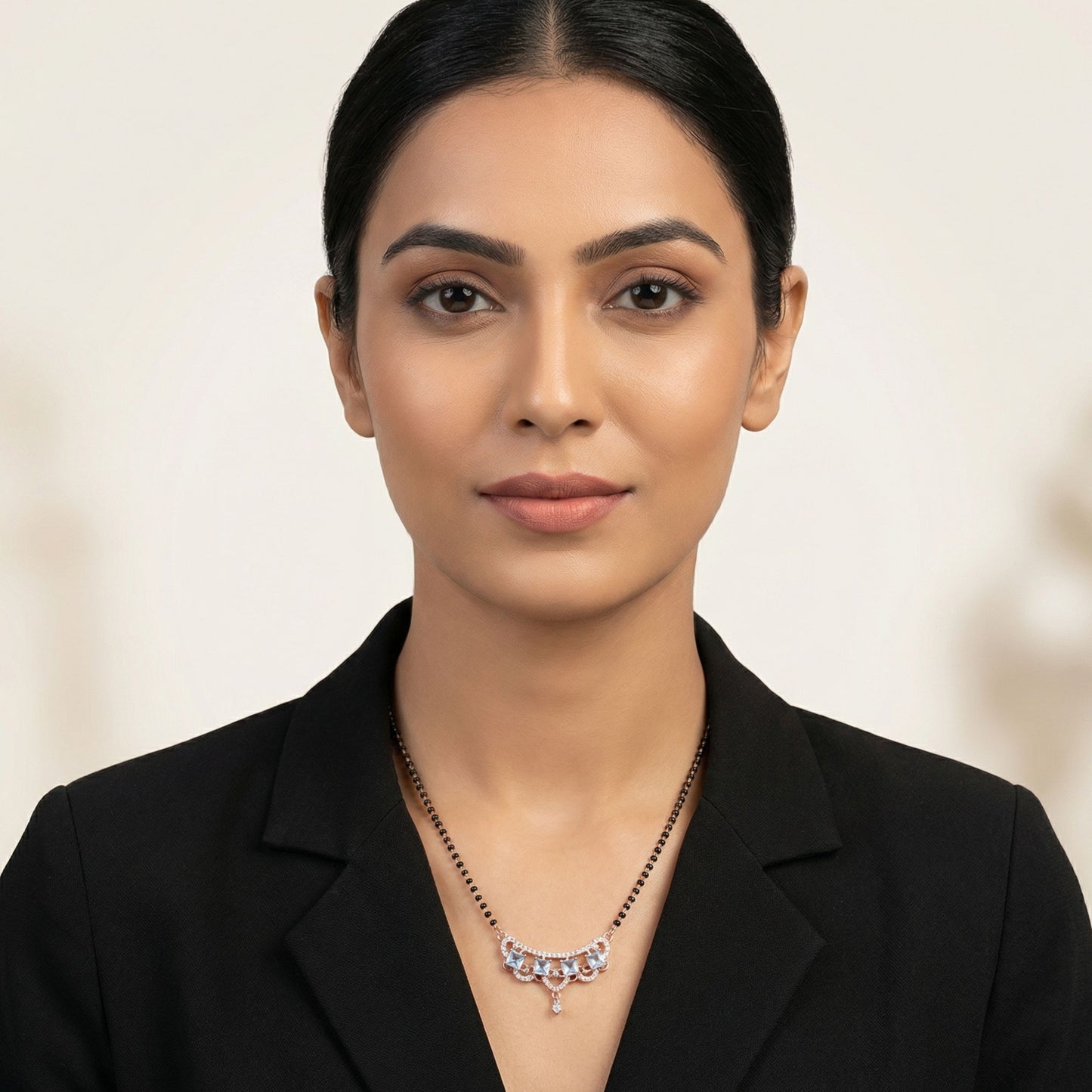 Crystal Charm Mangalsutra