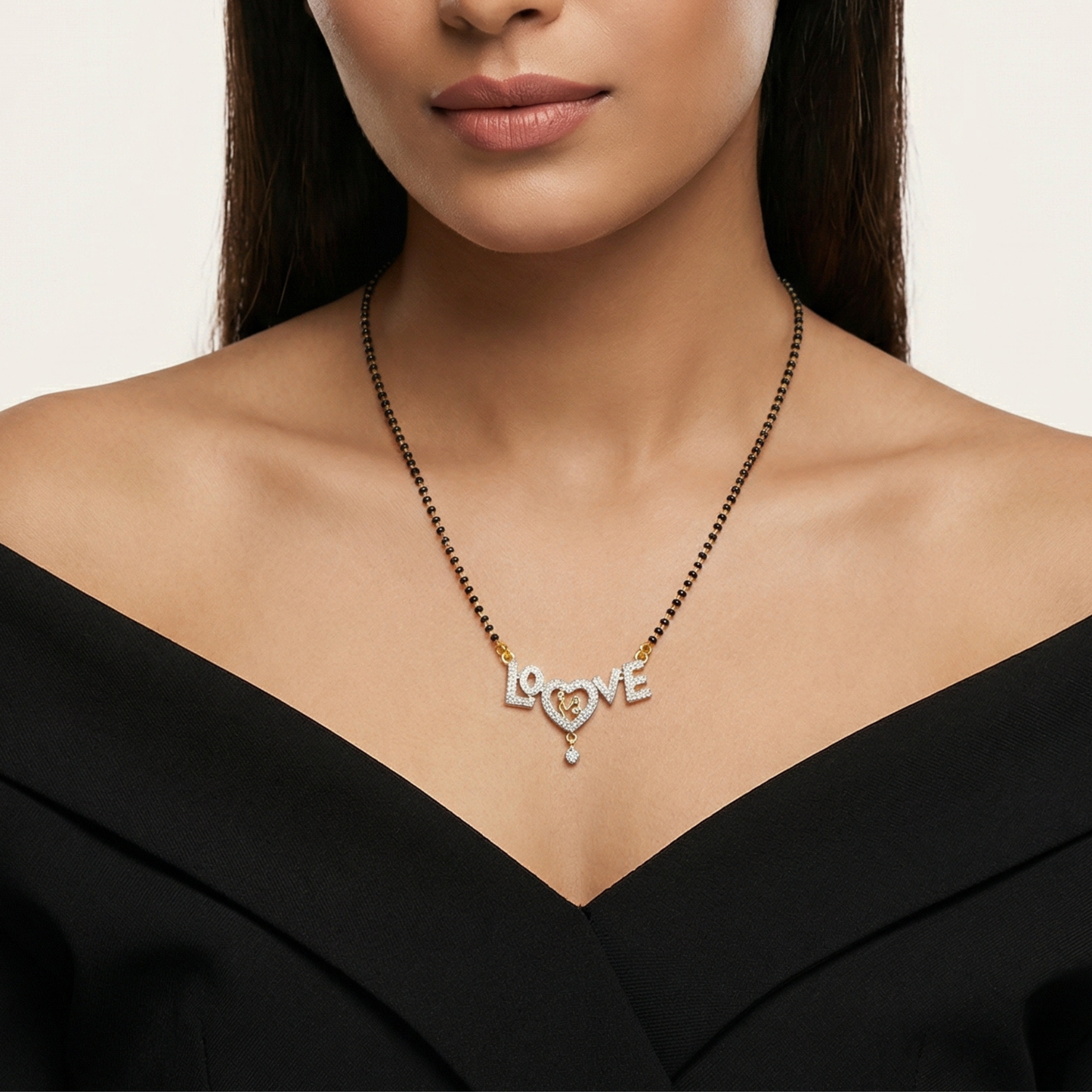 Love Heart Mangalsutra
