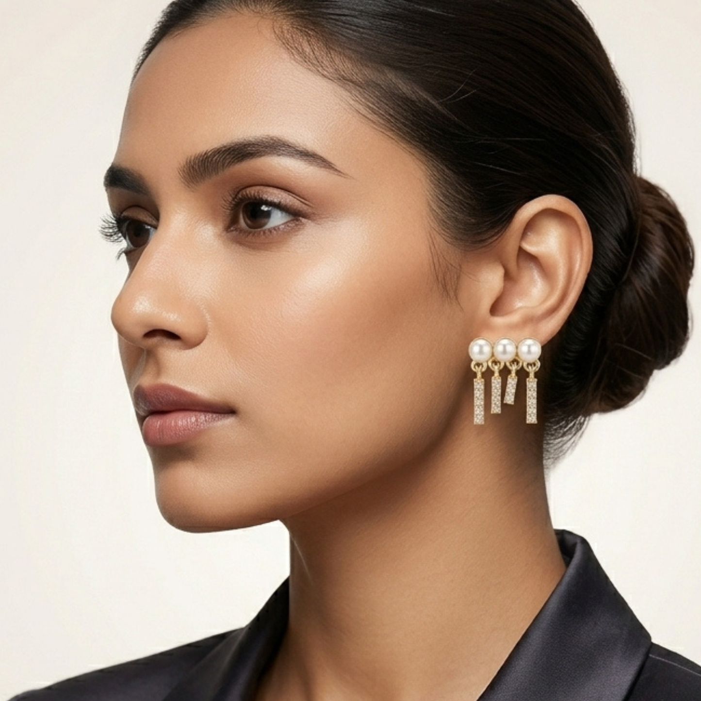 Pearl Fringe Earrings