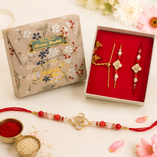 Premium Rakhi Gift Set for Bhaiya Bhabhi