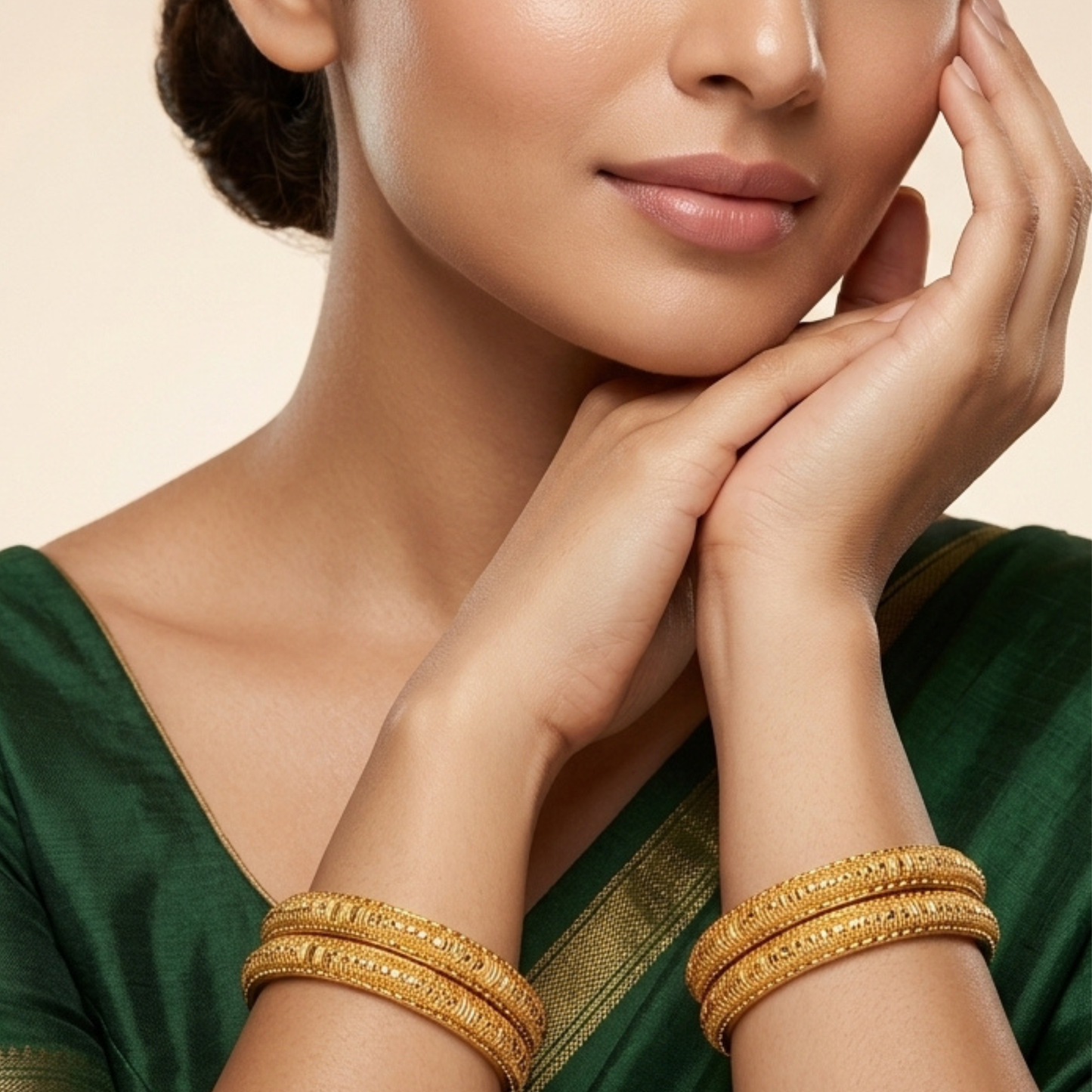 Elegant Twist Bangles ( pack of 4)