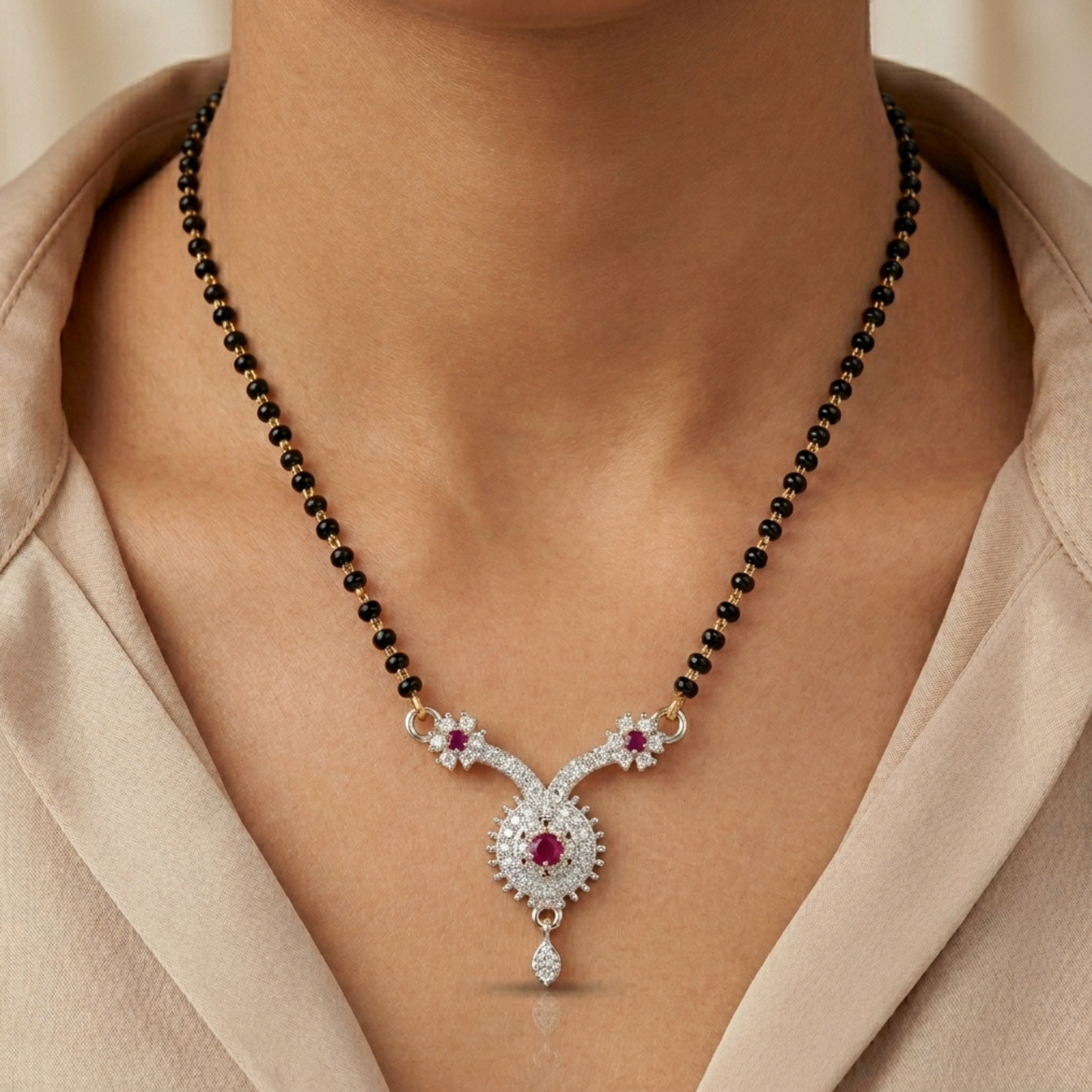 Zevarra Drop Mangalsutra