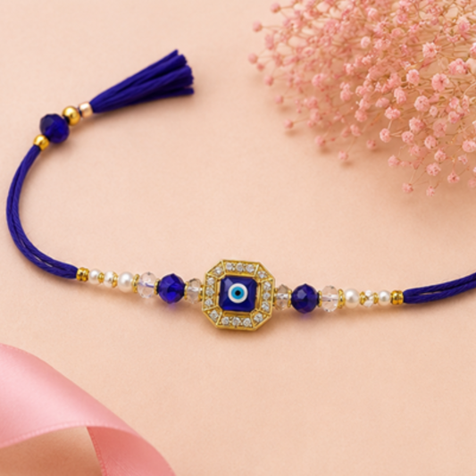 Evil Eye Beaded Rakhi