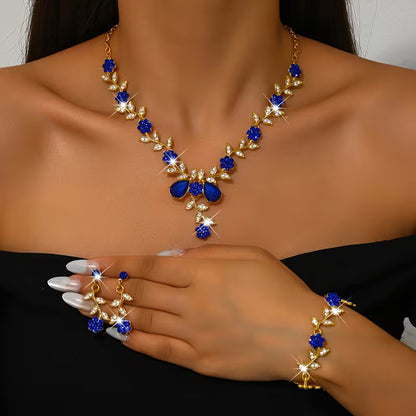 Luxury Alloy Women'S Jewelry Set