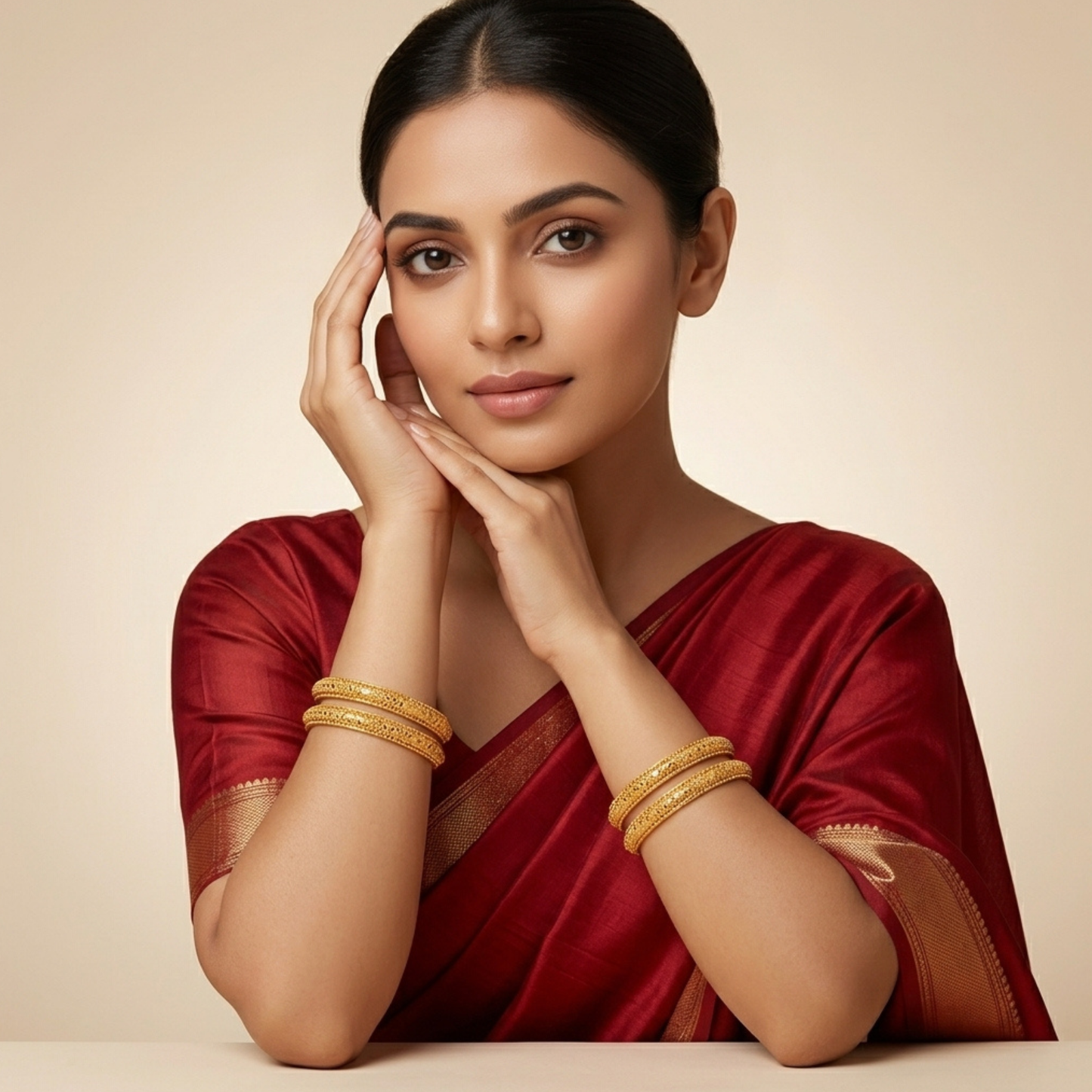 Elegant Twist Bangles ( pack of 4)