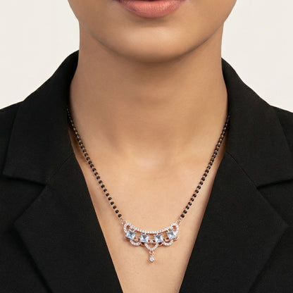 Crystal Charm Mangalsutra