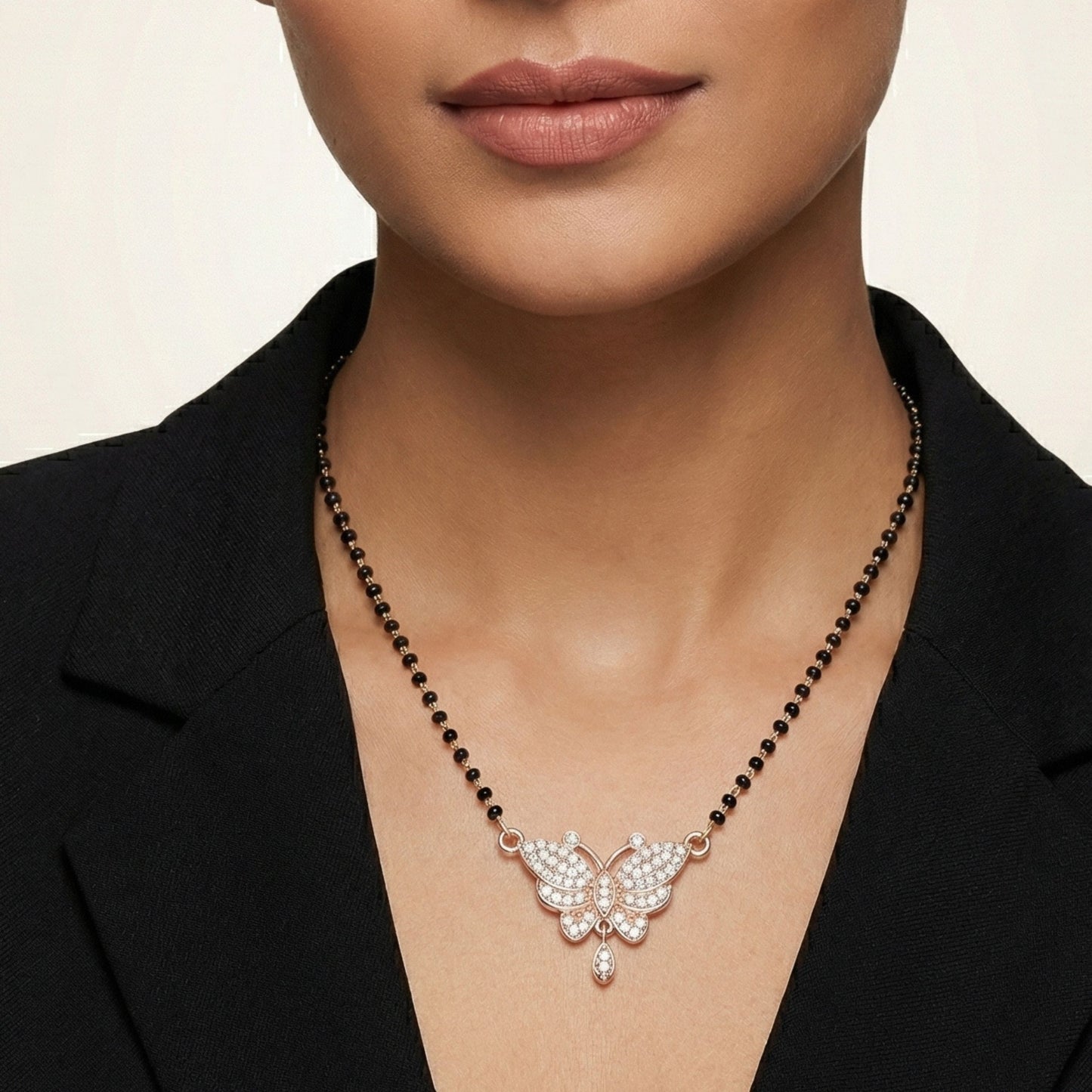 Butterfly Sparkle Mangalsutra