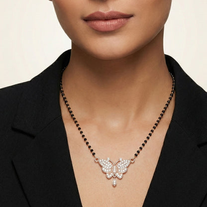 Butterfly Sparkle Mangalsutra