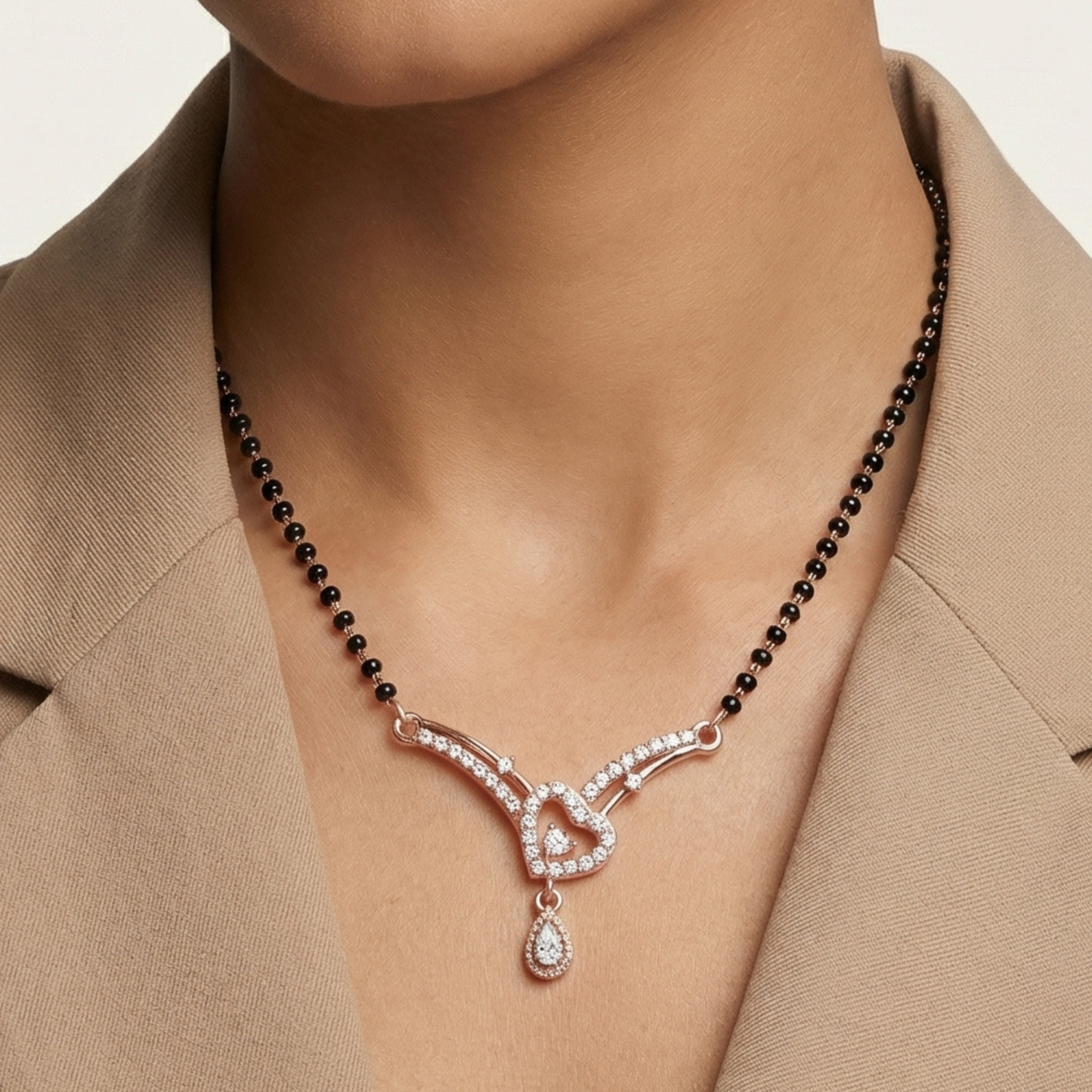 Roselle Charm Mangalsutra