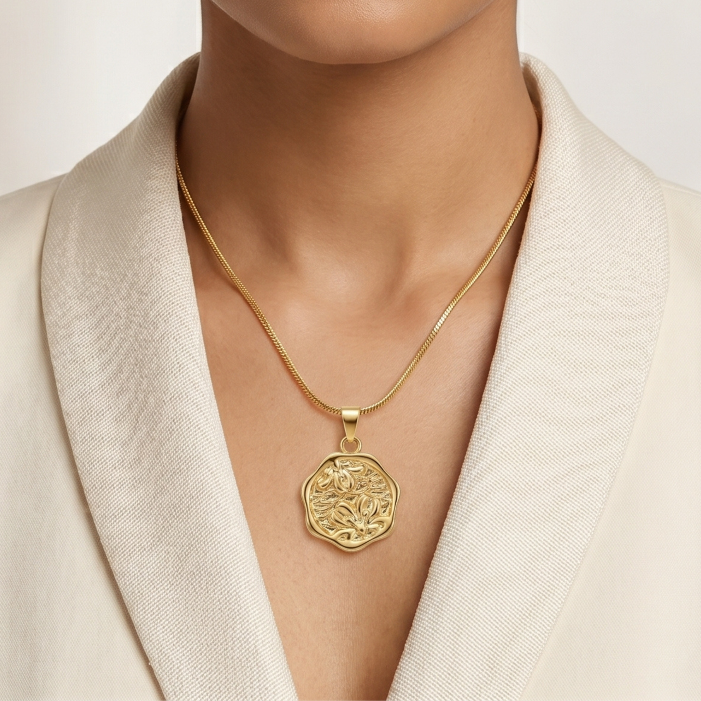 Artisan Floral Pendant