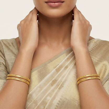 Modern Glow Bangles ( pack of 4)