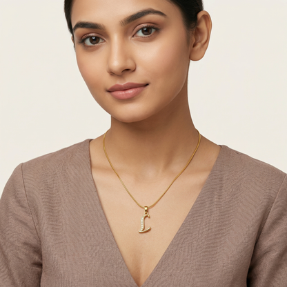 Initial L  Pendant