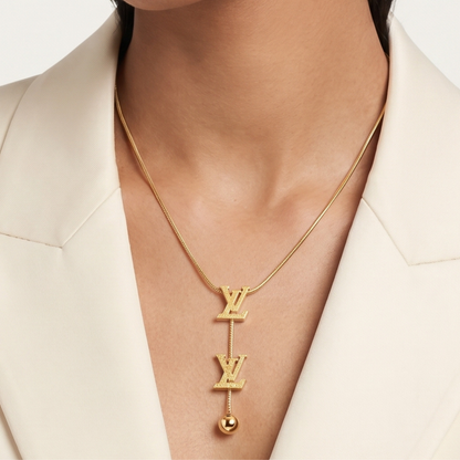 Signature LV Drop Pendant