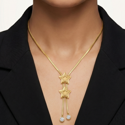 Twin Star Cascade Pendant